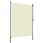 Jaluzea tip rulou de exterior, crem, 150 x 270 cm GartenMobel Dekor