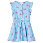 Rochie de copii cu nasturi fără mâneci, albastru 92 GartenMobel Dekor