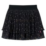 Fustă pentru copii cu volane, negru, 104 GartenMobel Dekor