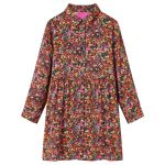 Rochie pentru copii cu mâneci lungi, multicolor, 140 GartenMobel Dekor