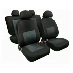 Huse scaun Sport 8buc jacquard high-quality - Gri/Negru Garage AutoRide