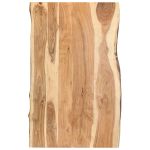 Blat de masă, 100x(50-60)x3,8 cm, lemn masiv de acacia GartenMobel Dekor
