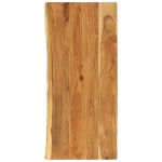 Blat lavoar de baie, 140x52x3,8 cm, lemn masiv de acacia GartenMobel Dekor