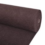 Covor pentru expoziții striat, maro, 1,2x15 m GartenMobel Dekor
