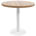 Masă de bistro, maro deschis, 80 cm, MDF GartenMobel Dekor