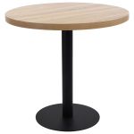 Masă de bistro, maro deschis, 80 cm, MDF GartenMobel Dekor
