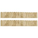 Role de bordură, 2 buc., 120 cm, lemn de pin tratat GartenMobel Dekor