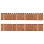 Role de bordură, 2 buc., 120 cm, lemn de pin tratat GartenMobel Dekor