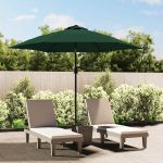 Pânză de schimb umbrelă de soare de grădină, verde, 300 cm GartenMobel Dekor