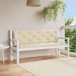 Pernă bancă de grădină, bej, 150x(50+50)x7 cm, material oxford GartenMobel Dekor