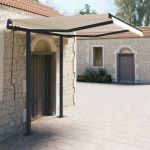 Set stâlp pentru copertină, antracit, 300x245 cm, fier  GartenMobel Dekor