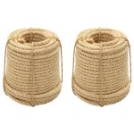 Frânghii de sisal, 2 buc., 12 mm, 250 m GartenMobel Dekor