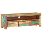 Comodă TV, 119 x 30 x 41 cm, lemn masiv reciclat GartenMobel Dekor