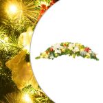 Arcadă de Crăciun cu lumini LED, verde, 90 cm, PVC GartenMobel Dekor