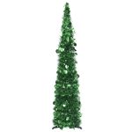 Brad de Crăciun artificial tip pop-up, verde, 120 cm, PET GartenMobel Dekor