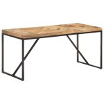 Masă de bucătărie, 160x70x76 cm, lemn masiv acacia/mango GartenMobel Dekor