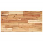 Blat de baie finisaj cu ulei, 120x40x2 cm, lemn masiv de acacia GartenMobel Dekor