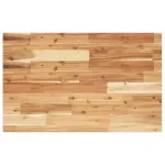 Blat de birou finisat cu ulei, 80x50x2 cm, lemn masiv acacia GartenMobel Dekor