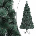 Brad de Crăciun artificial cu suport, verde, 150 cm, PET GartenMobel Dekor