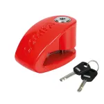 Antifurt motocicleta cu blocare disc de frana Stone - Bolt Ø55mm - Rosu Garage AutoRide