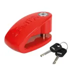 Antifurt motocicleta cu blocare disc de frana Stone XL - Bolt Ø10mm - Rosu Garage AutoRide