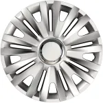 Set capace roti auto Cridem Royal RC 4buc - Argintiu/Crom - 14'' Garage AutoRide