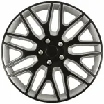 Set capace roti auto Cridem Dakar NC 4buc - Negru/Argintiu - 16'' Garage AutoRide