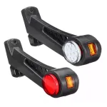 Lampa gabarit camion LED cu brat 60° 12/24V set 2buc Stg/Dr - Alb/Rosu/Galben Garage AutoRide