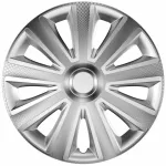 Set capace roti auto Cricem Aviator Carbon 4buc - Argintiu - 16'' Garage AutoRide
