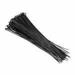 Coliere plastic 100buc 048x20cm  - Negru Garage AutoRide