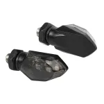 Lampi semnalizare directie mers Micro LED 12V 2buc - Negru Garage AutoRide