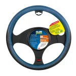 Manson volan Club Premium - M - Ø 37/39cm - Negru/Albastru Garage AutoRide
