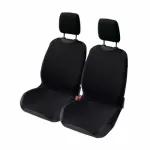 Huse scaun fata maieu cu tetiere - 2buc - Negru Garage AutoRide