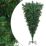 Pom de Crăciun artificial inversat, cu suport, verde, 210 cm GartenMobel Dekor