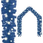 Ghirlandă de Crăciun cu lumini LED, albastru, 10 m GartenMobel Dekor