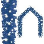 Ghirlandă de Crăciun cu lumini LED, albastru, 20 m GartenMobel Dekor