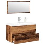 Set mobilier de baie, lemn vechi, lemn prelucrat GartenMobel Dekor