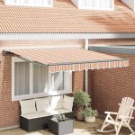 Cortina Retractabilă Manual Albastru Marin 300x250 cm GartenMobel Dekor