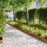 Borduri de gazon, 50 buc., 100x0,5x20 cm, oțel corten GartenMobel Dekor