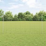 Posturi Gard  22 buc U-Channel 120 cm Oțel Galvanizat GartenMobel Dekor