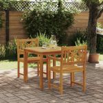 Set de dining pentru grădină , 3 piese, lemn masiv de acacia GartenMobel Dekor