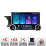 Navigatie Mercedes C W204 NTG4.5 Kit-w204-N45 Edotec  4+64 10.5 inch Incell 1K android Wifi 5Ghz gps internet CarStore Technology