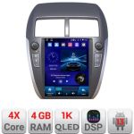 Navigație dedicată Tip Tesla Mitsubishi ASX Radio gps internet 4 Core carplay android auto 4+64 Incell Display GB Kit-tesla-026+EDT-E220-RK CarStore Technology