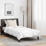 Duvet cu Perne Altele cu pernă 2 pcs Alb 140 x 220 cm Microfibră GartenMobel Dekor