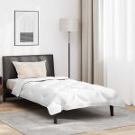 Duvet 2 în 1 cu pernă 2 pcs Alb 155 x 200 cm Microfibră GartenMobel Dekor