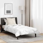 Duvet 2 în 1 cu pernă 2 pcs Alb 155 x 200 cm Microfibră GartenMobel Dekor