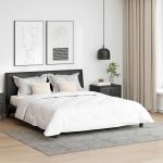 Duvet pentru toate sezoanele 3 pcs Alb 200 x 200 cm Microfibră GartenMobel Dekor