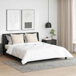 Duvet de iarnă cu pernă 3 pcs Alb 240 x 220 cm Microfibră GartenMobel Dekor