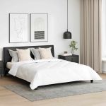 Duvet de iarnă cu pernă 3 pcs Alb 240 x 220 cm Microfibră GartenMobel Dekor