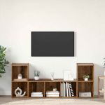 Set dulap TV 3 pcs Maro 107 x 35 x 37 cm Lemn compozit GartenMobel Dekor